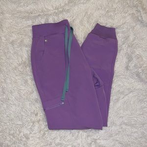 High waisted Zamora jogger scrub pants